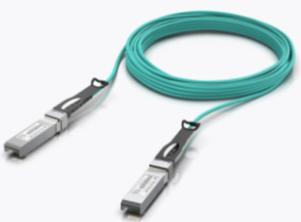 Ubiquiti UACC-AOC-SFP10-5M Cable de fibra óptica e InfiniBand SFP+ Color aguamarina