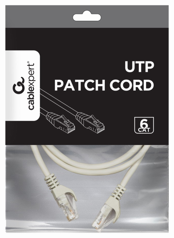 Gembird PP6U-2M cable de red Gris Cat6 U/UTP (UTP)