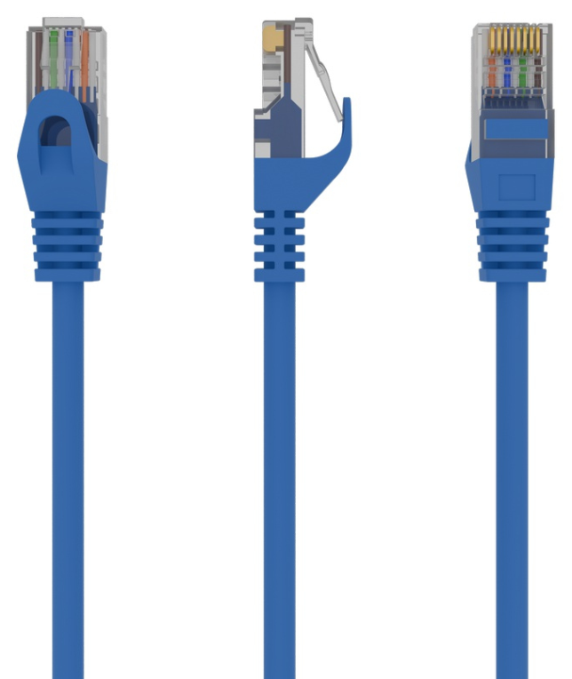 Gembird PP6U-0.25M/B cable de red Azul 0,25 m Cat6 U/UTP (UTP)