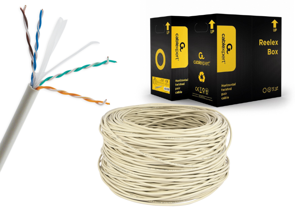 Gembird UPC-6004SE-SOL/100 cable de red Gris 100 m Cat6