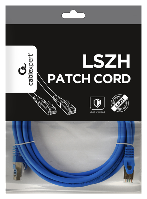 Gembird PP6A-LSZHCU-B-3M cable de red Gris Cat6a S/FTP (S-STP)