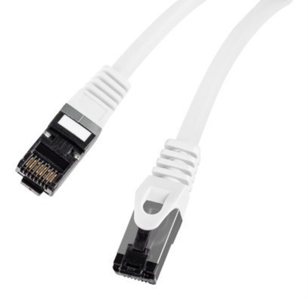 Lanberg PCF8-10CU-0050-W cable de red Blanco 0,5 m Cat8.1 S/FTP (S-STP)