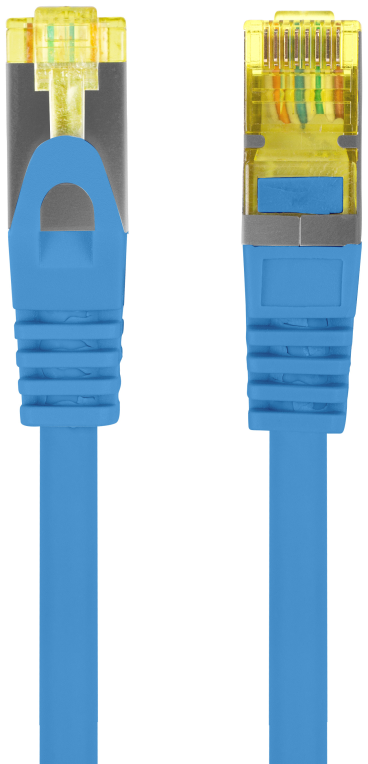 Lanberg PCF6A-10CU-0300-B cable de red Azul 3 m Cat6a S/FTP (S-STP) Alrededor