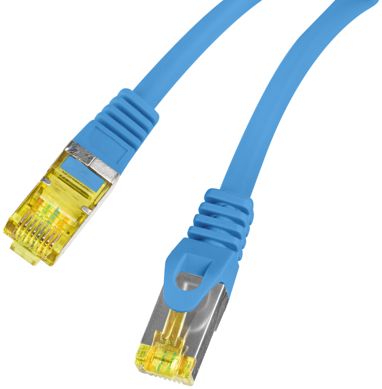 Lanberg PCF6A-10CU-0300-B cable de red Azul 3 m Cat6a S/FTP (S-STP) Alrededor