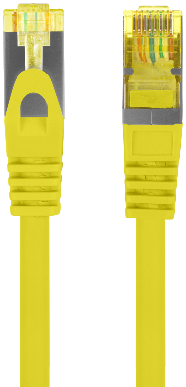 Lanberg PCF6A-10CU-0300-Y cable de red Amarillo 3 m Cat6a S/FTP (S-STP) Alrededor