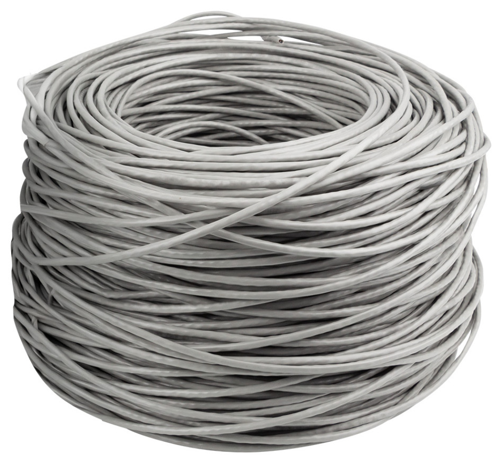 Lanberg LCU6L-11CU-0305-S cable de red Gris 305 m Cat6 U/UTP (UTP) Alrededor