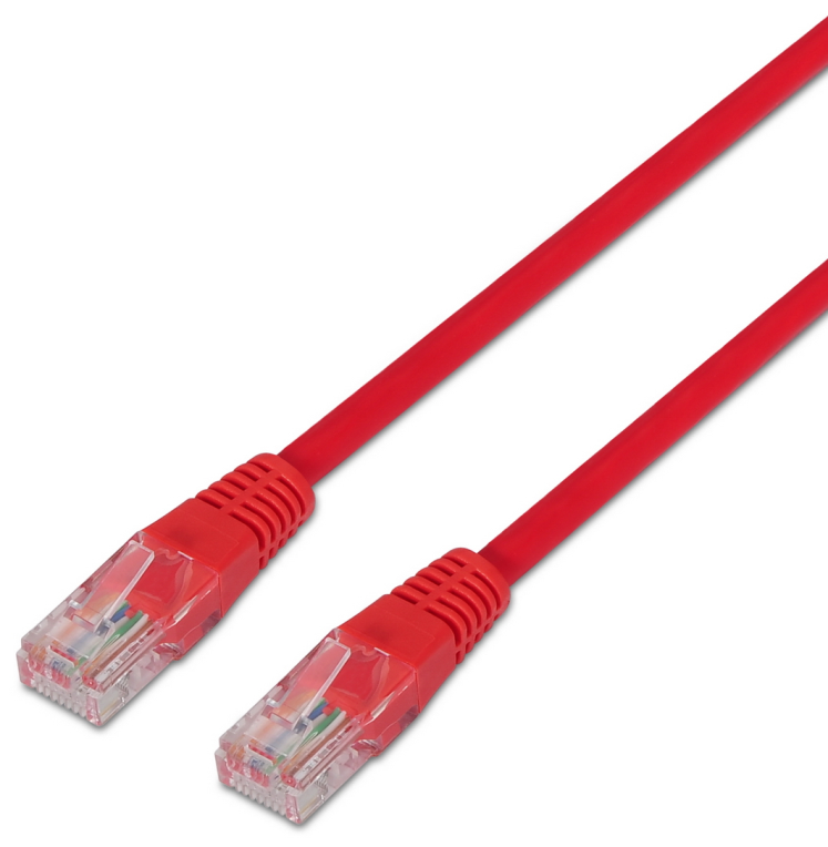 AISENS A135-0238 cable de red Rojo 1 m Cat6 U/UTP (UTP)