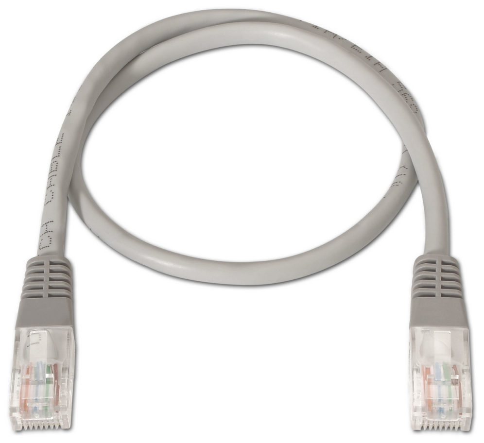 AISENS A135-0265 cable de red Gris 0,5 m Cat6 U/UTP (UTP)