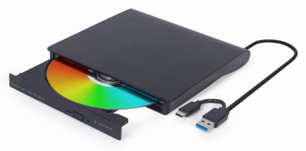 Gembird DVD-USB-031 unidad de disco óptico DVD±RW Negro