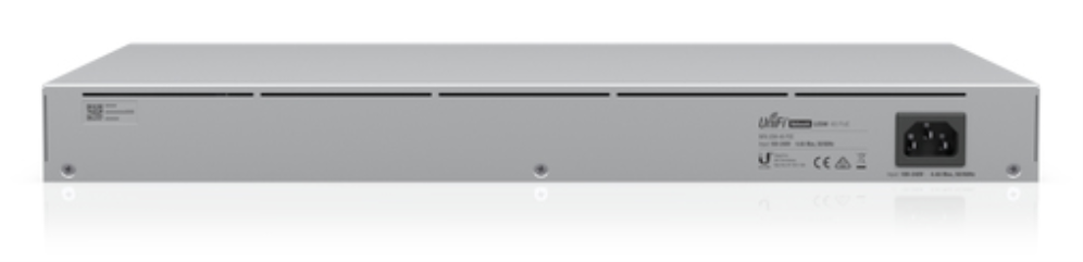 Ubiquiti UniFi USW-48-POE switch Gestionado L2 Gigabit Ethernet (10/100/1000) Energía sobre Ethernet (PoE) 1U Acero inoxidable