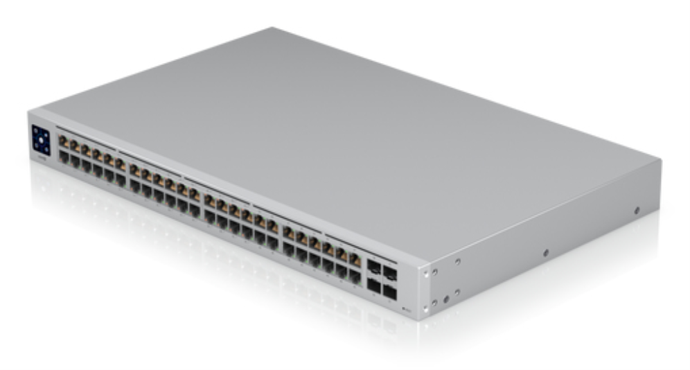 Ubiquiti UniFi USW-48-POE switch Gestionado L2 Gigabit Ethernet (10/100/1000) Energía sobre Ethernet (PoE) 1U Acero inoxidable