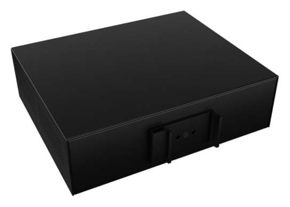Lanberg ILGE-8P-2S-120 switch No administrado Fast Ethernet (10/100) Energía sobre Ethernet (PoE) 1U Negro