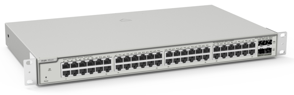 Ruijie Networks RG-NBS5100-48GT4SFP switch Gestionado L3 Gigabit Ethernet (10/100/1000) Negro