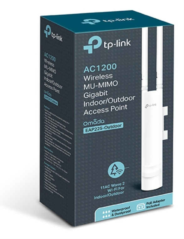 TP-Link EAP225-Outdoor V3 867 Mbit/s Blanco Energía sobre Ethernet (PoE)