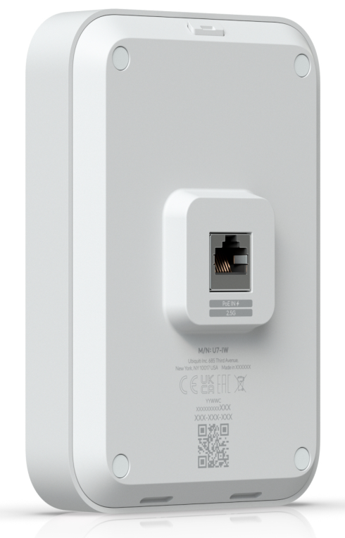 Ubiquiti U7 In-Wall 4300 Mbit/s Blanco Energía sobre Ethernet (PoE)
