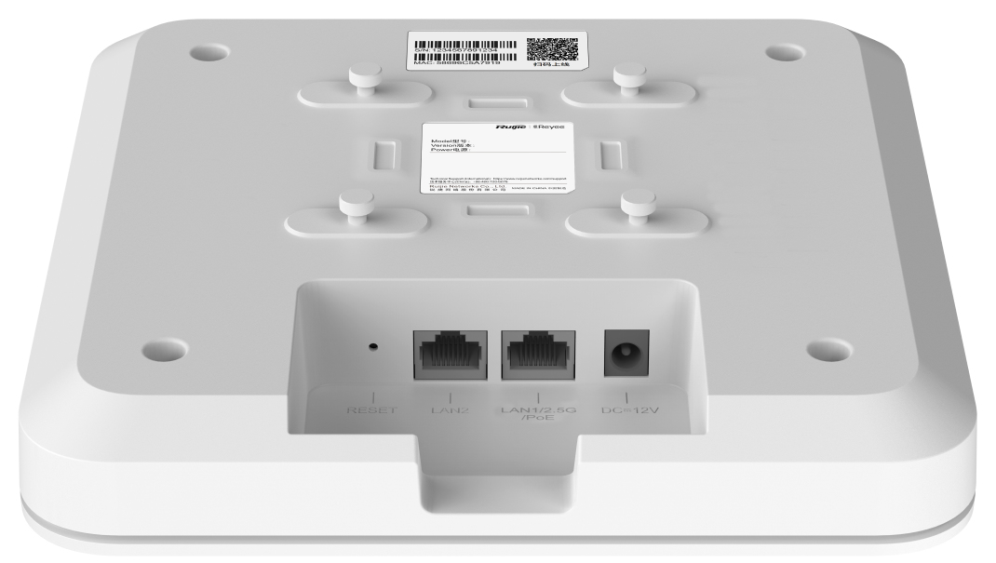 Ruijie Networks RG-RAP2260 punto de acceso inalámbrico 2970 Mbit/s Blanco Energía sobre Ethernet (PoE)