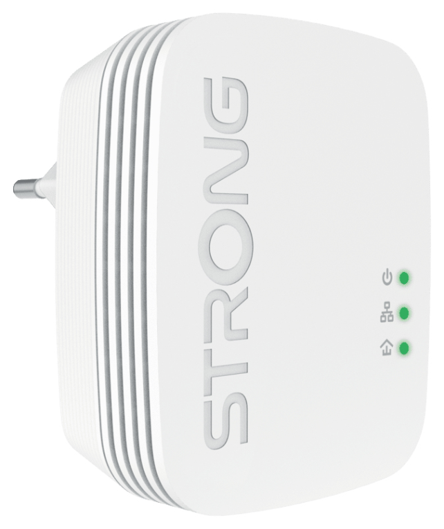 Strong POWERLWF600DUOMINI adaptador de red PowerLine 600 Mbit/s Ethernet Wifi Blanco 2 pieza(s)