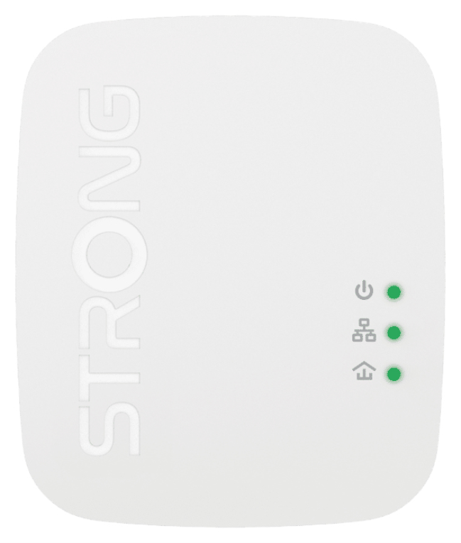 Strong POWERLWF600DUOMINI adaptador de red PowerLine 600 Mbit/s Ethernet Wifi Blanco 2 pieza(s)