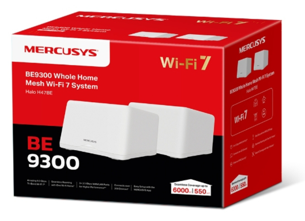 TP-Link HALO H47BE Tribanda (2,4 GHz/5 GHz/5 GHz) Wi-Fi 7 (802.11be) Blanco 3