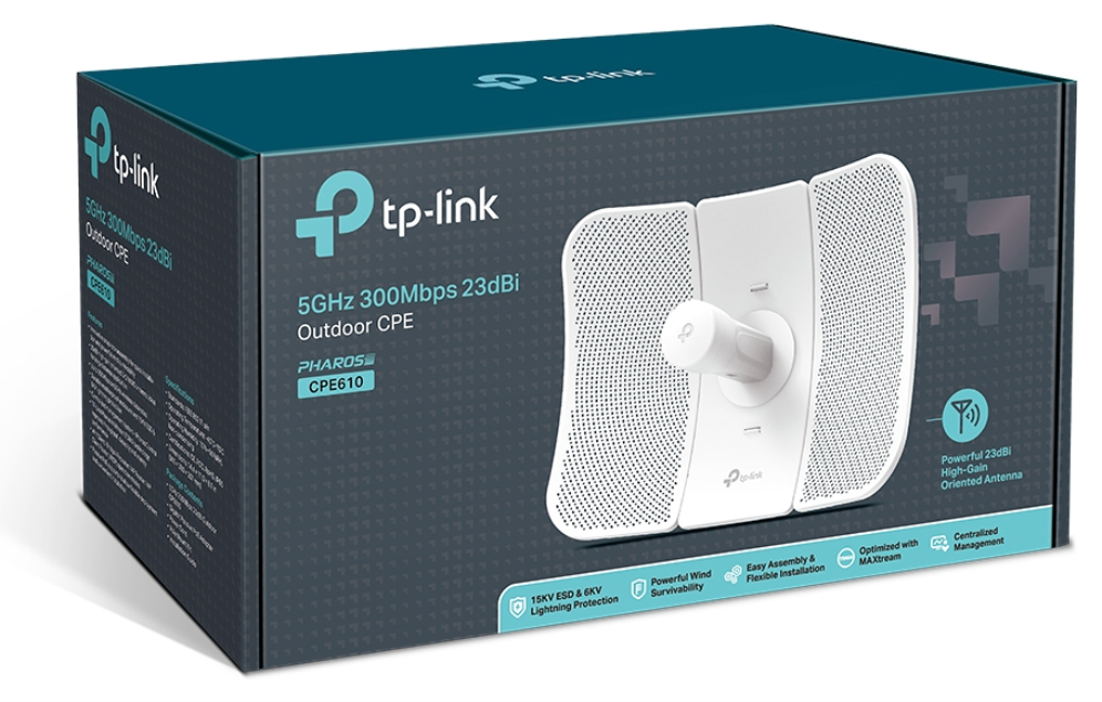 TP-Link CPE610 antena para red Antena direccional 27 dBi