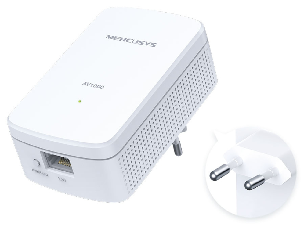 Mercusys MP500 KIT adaptador de red PowerLine 1000 Mbit/s Ethernet Blanco 2 pieza(s)