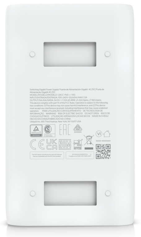 Ubiquiti UACC-PoE++-10G 10 Gigabit Ethernet 54 V
