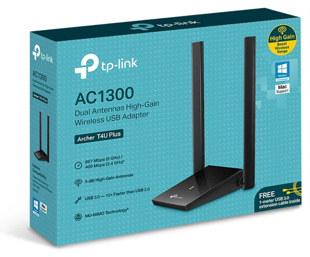 TP-Link Archer T4U Plus WLAN 867 Mbit/s