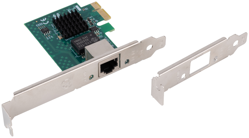 Lanberg PCE-25GB-001 adaptador y tarjeta de red Interno Ethernet 2500 Mbit/s