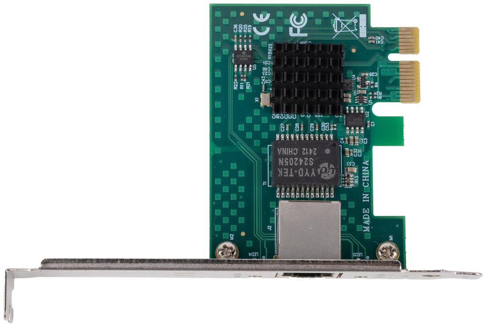 Lanberg PCE-25GB-001 adaptador y tarjeta de red Interno Ethernet 2500 Mbit/s