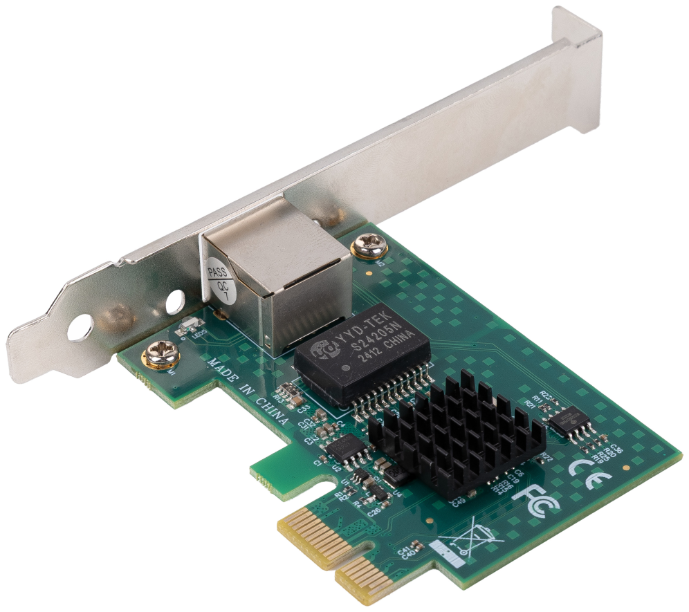Lanberg PCE-25GB-001 adaptador y tarjeta de red Interno Ethernet 2500 Mbit/s