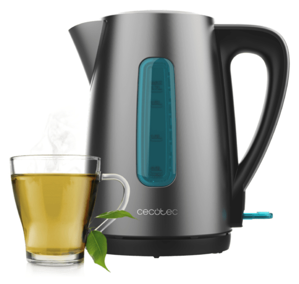 Cecotec 01425 tetera eléctrica 1,7 L 2200 W Acero inoxidable
