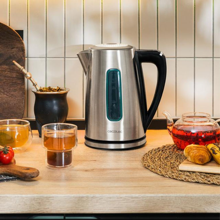 Cecotec 01425 tetera eléctrica 1,7 L 2200 W Acero inoxidable