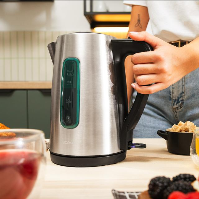 Cecotec 01425 tetera eléctrica 1,7 L 2200 W Acero inoxidable