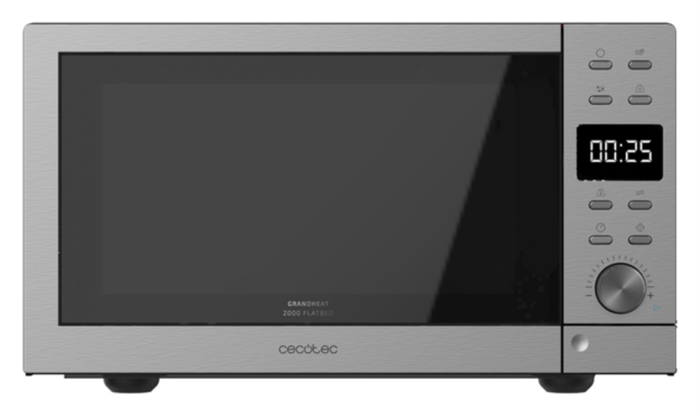 Cecotec 01398 microondas Negro, Acero Solo microondas Encimera 20 L 700 W