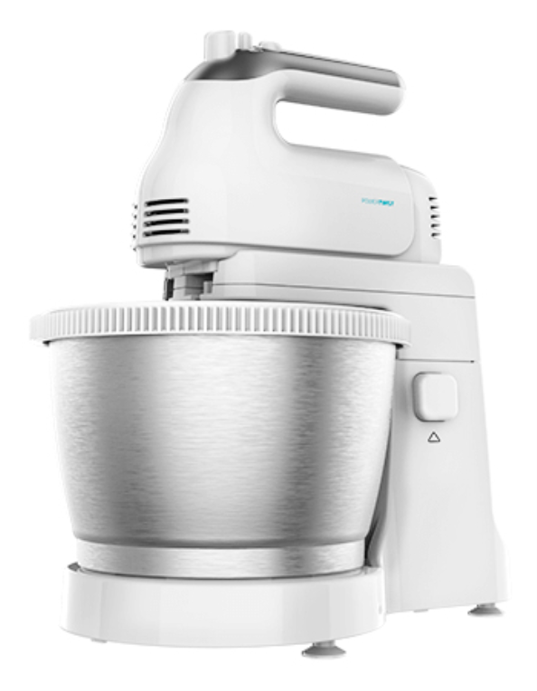 Cecotec PowerTwist 500 Steel Batidora de varillas 500 W Plata, Blanco