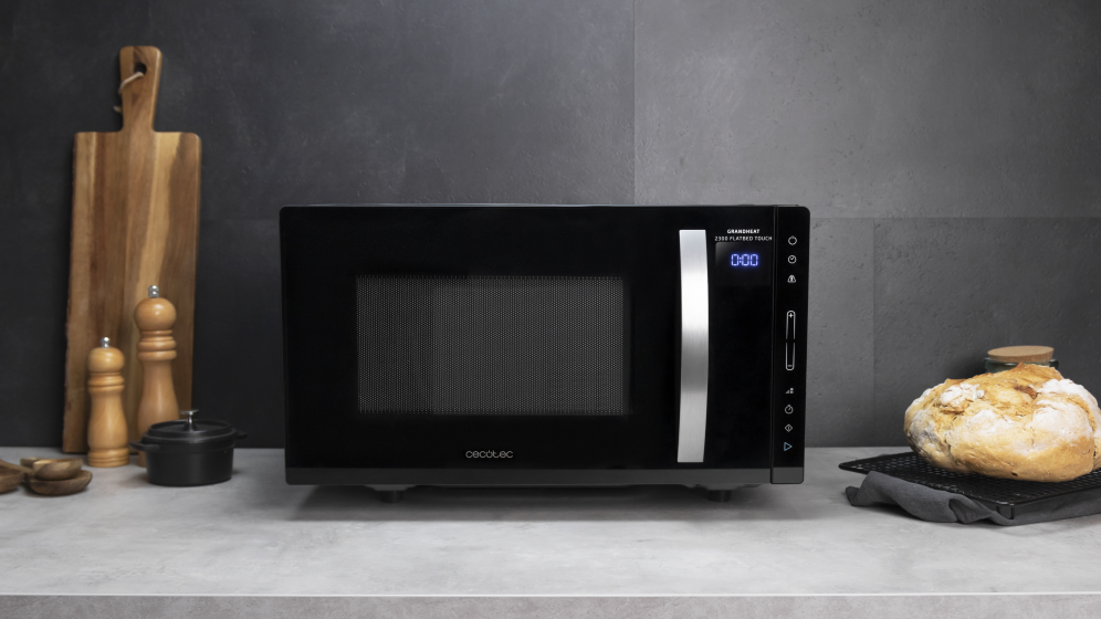 Cecotec GrandHeat 2300 Flatbed Touch Negro Solo microondas Encimera 23 L 800 W