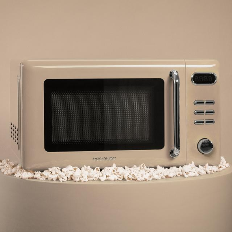 Cecotec 01714 microondas Beige Microondas con grill Encimera 20 L 700 W
