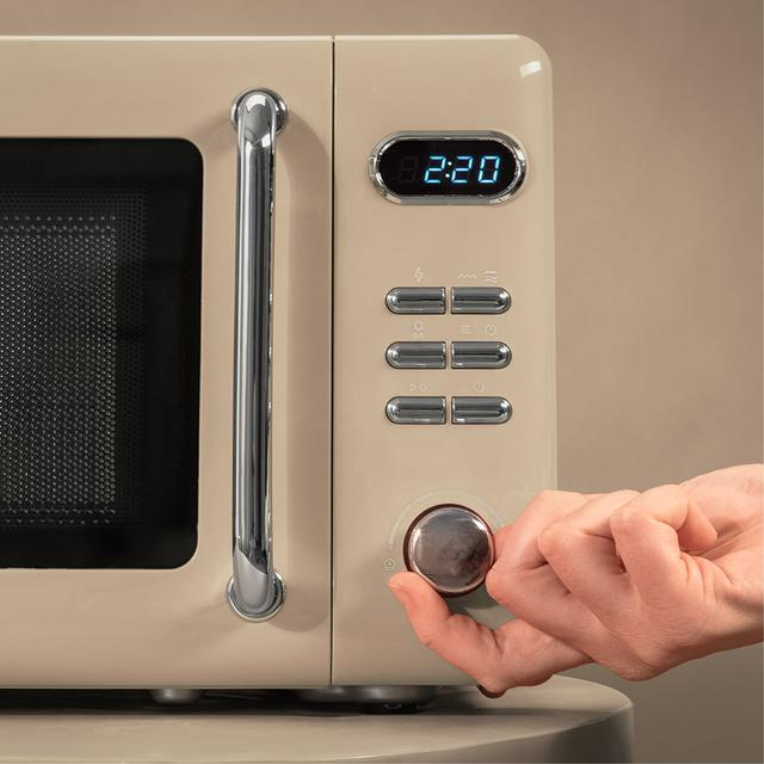 Cecotec 01714 microondas Beige Microondas con grill Encimera 20 L 700 W