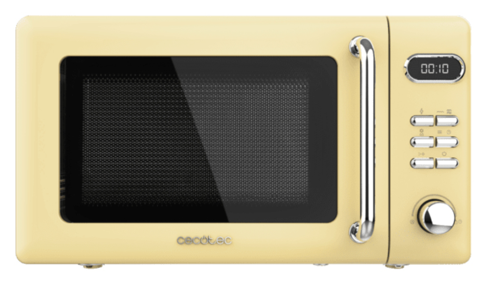 Cecotec 01714 microondas Beige Microondas con grill Encimera 20 L 700 W
