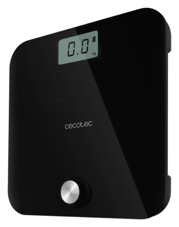 Cecotec Surface Precision EcoPower 10000 Healthy Rectángulo Negro Báscula personal electrónica