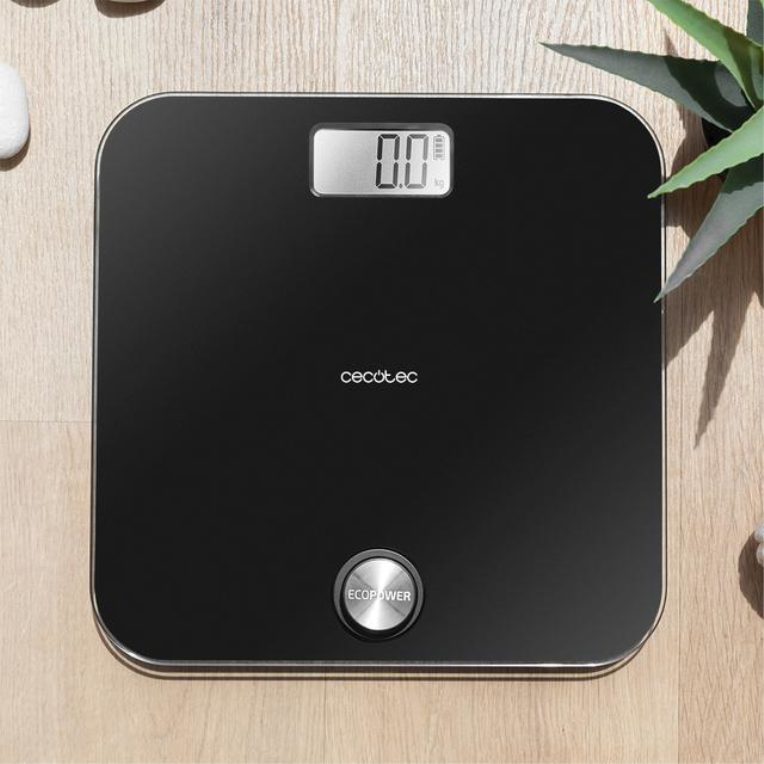 Cecotec Surface Precision EcoPower 10000 Healthy Rectángulo Negro Báscula personal electrónica