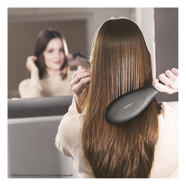 Cecotec Bamba InstantCare 900 Perfect Brush Adulto Cepillo paleta para el pelo Negro 1 pieza(s)