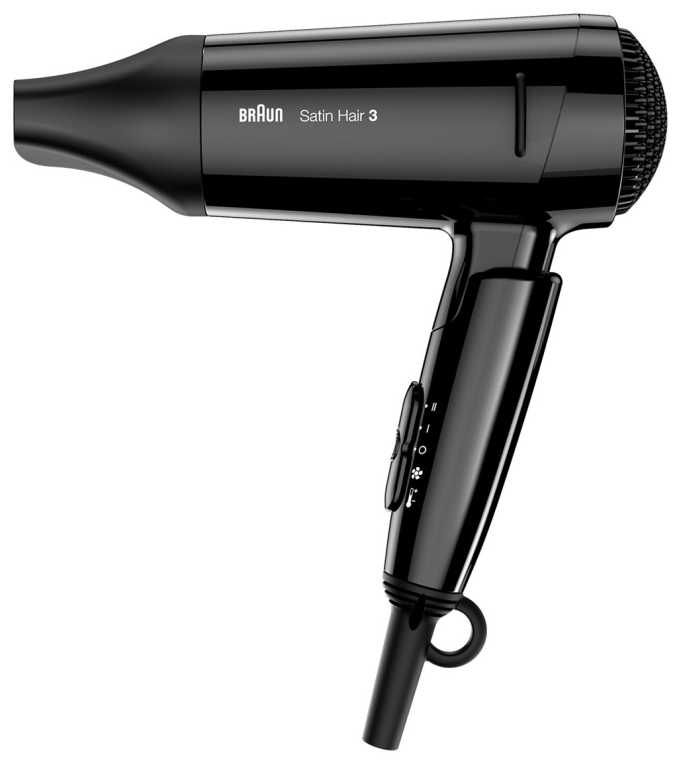 Braun Satin Hair 3 Style&Go secador 1600 W Negro