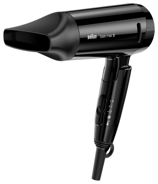 Braun Satin Hair 3 Style&Go secador 1600 W Negro