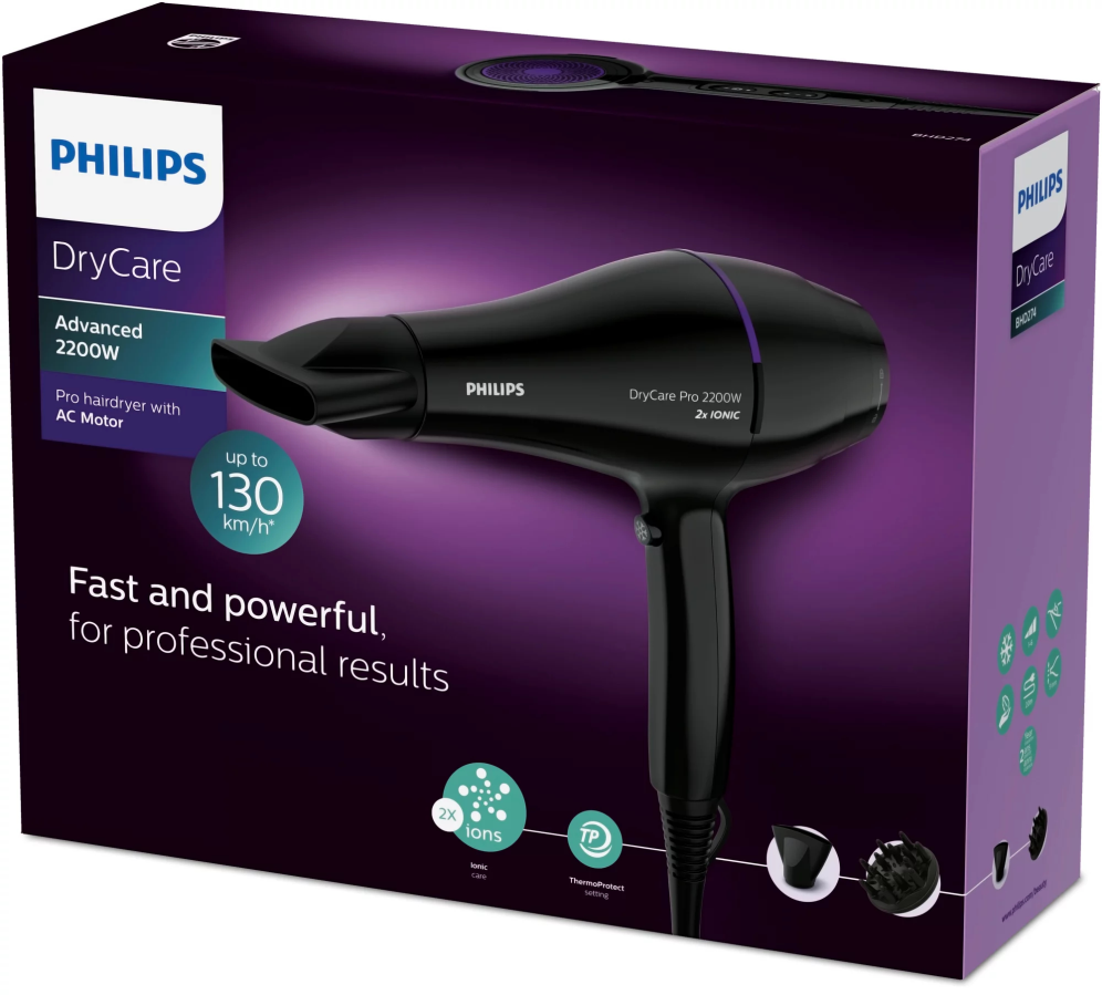 Philips DryCare BHD274/00 Secador Pro