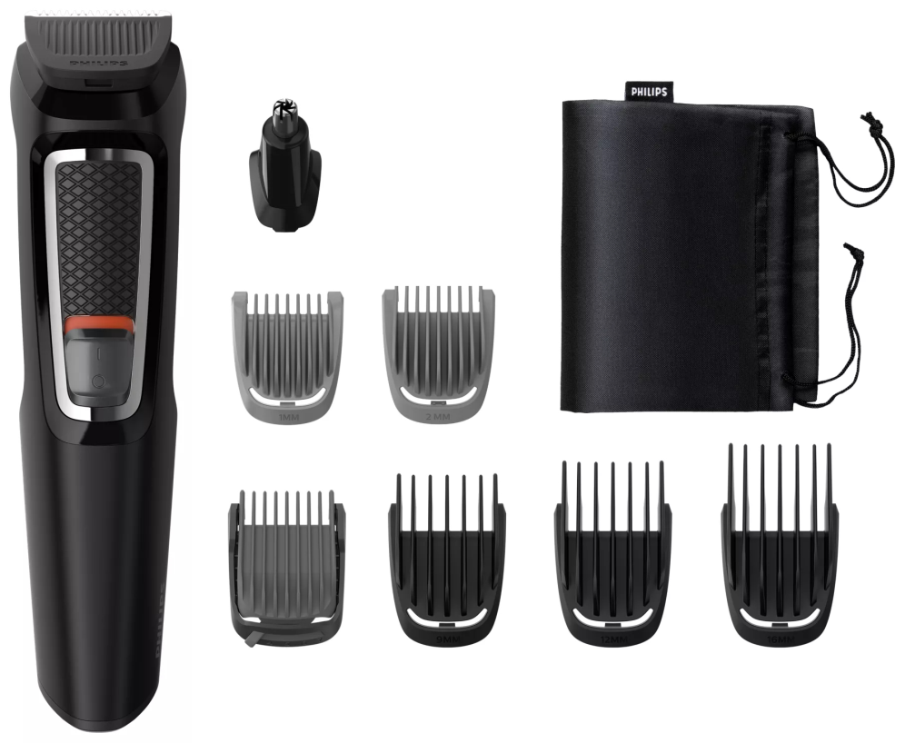 Philips MULTIGROOM Series 3000 Cara y cabello 8 en 1 con 8 herramientas