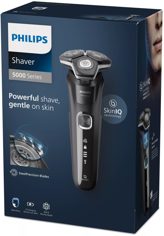 Philips SHAVER Series 5000 S5898/25 Afeitadora eléctrica Seco y Mojado