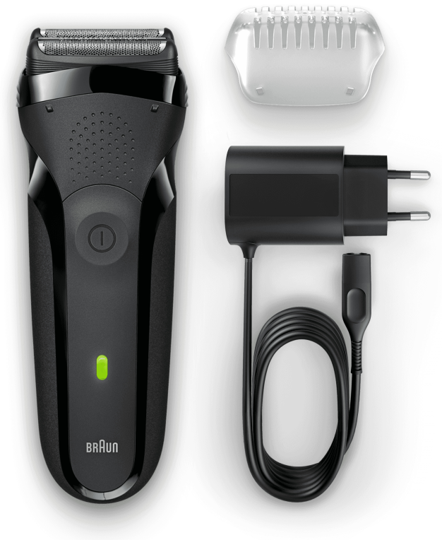 Braun Series 3 300s Máquina de afeitar de láminas Recortadora Negro