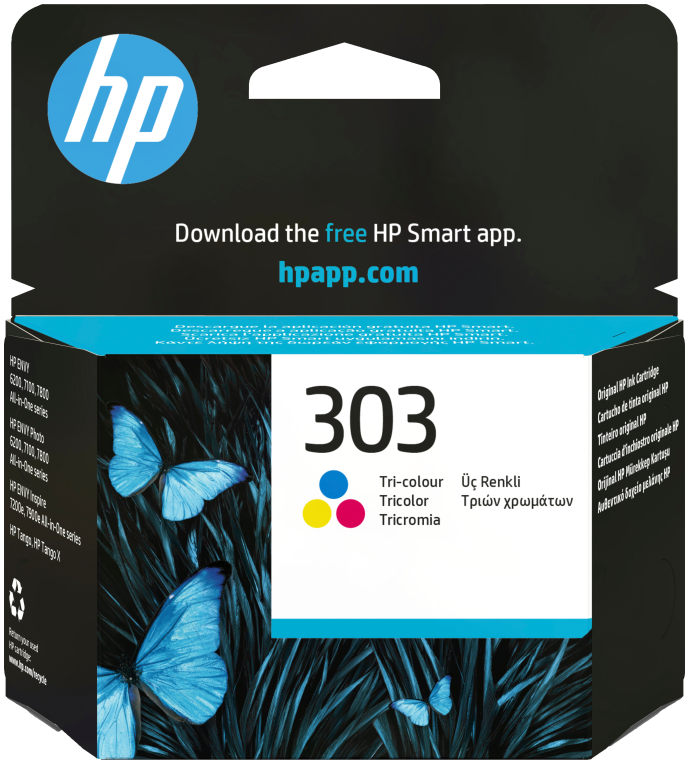 HP Cartucho de tinta Original 303 tricolor