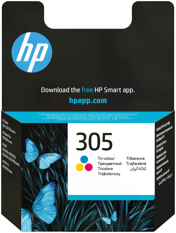 HP Cartucho de tinta Original 305 tricolor